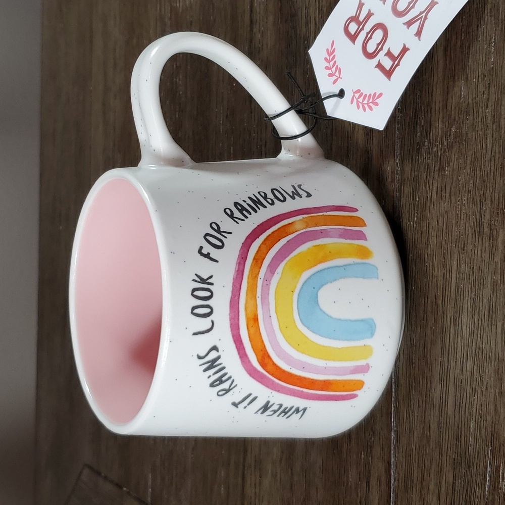 When It Rains Look for Rainbows Coffee Mug